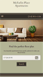 Mobile Screenshot of leasemcfarlinapartments.com